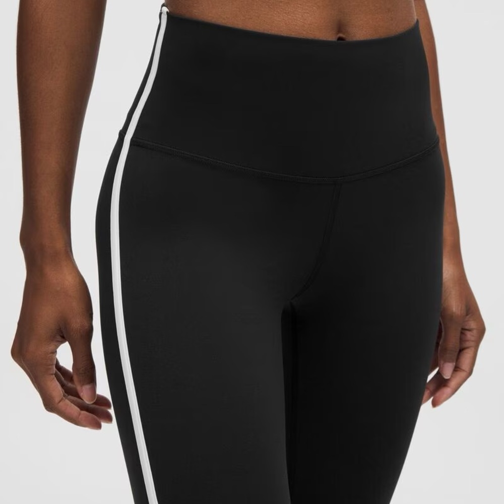 Lululemon Align High-Rise Side-Stripe Legging 25" black size 6